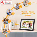 1 x RAW Customer Returns FUMAT Digital Photo Frame WiFi, 10.1 inch Electronic Photo Frame 32 GB Memory, Easy Sharing of Photos and Videos via Frameo App, Automatic Rotation - RRP €79.99