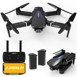 1 x RAW Customer Returns X9 GPS drone with camera UHD 4K follow me GPS drone auto return RC quadcopter with foldable 5G WiFi FPV video drones with adjustable 110 camera for beginners, gesture control, drones 2 batteries - RRP €99.98