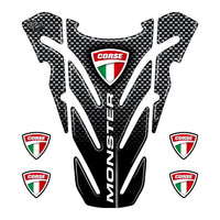 1 x RAW Customer Returns Tank protection resin sticker compatible with Ducati MONSTER 696 796 821 1100 Tank Pad - RRP €22.68