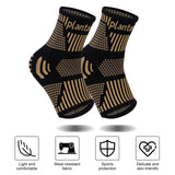 2 x Brand New Plantarelief 2 Pairs Copper Compression Socks, Plantar Fasciitis Compression Socks, for Men and Women, Plantar Fasciitis, Sports Band Damage, - RRP €39.7