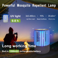 1 x RAW Customer Returns Insect Killer Mosquito Trap Electric, Mosquito Lamp Mosquito Repellent Insect Catcher UV Light Insect Killer, 360 Powerful USB Pest Control Traps for Indoors and Outdoors - RRP €27.72