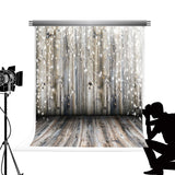 1 x RAW Customer Returns Kate Photo Wall Background 1.5x2.2m Wooden Floor Background Props Photo Booth Glitter Wood Brick Wall Background - RRP €34.0