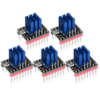 1 x RAW Customer Returns BIQU TMC2208 V3.0 Stepper Motor Driver 3D Printer Part Ultra Silent Module with Heatsink Compatible with SKR V1.3 MKS GEN L Ramps 1.5 1.6 5pcs UART Mode  - RRP €30.24