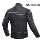 1 x RAW Customer Returns BORLENI Men s Motorcycle Jacket with Protections Windproof Motorcycle Jacket for Summer Autumn Winter Black XL - RRP €99.17