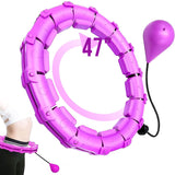 9 x Brand New Hula Hoop with Weight Ball, Hula Hoop Tires Adults, Hullahub Tires for Losing Weight, Smart Fitness Tire with Weight Removable Knots Adjustable, Hula Hoop Fitness - RRP €158.85