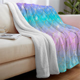 1 x Brand New MUSOLEI Children s Blanket Plaids Mermaid Flannel 150x200 Girl Pink Bed Blanket Sofa Car Plane Soft Birthday Gift Travel in All Seasons Mermaid02  - RRP €31.99