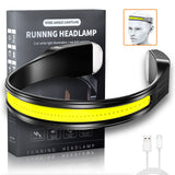 1 x RAW Customer Returns POWOBEST Headlamp LED Rechargeable, USB Camping Lantern, LED Head Lamp Super Bright with 4 Modes, Waterproof LED Headlamp, for Jogging, Reading, Running, Fishing, Outdoor, Camping etc. - RRP €10.07