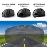 1 x RAW Customer Returns Shinmax Bicycle Helmet Men Women with Light USB Charging Bicycle Helmet with Visor Magnetic Removable Lightweight MTB Helmet Bicycle City Helmet Urban Adult Cycling Helmet Breathable Adjustable 57-62CM - RRP €57.99