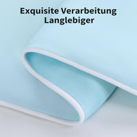 1 x RAW Customer Returns Summer blanket 150x200 cm, cooling duvets with cool feeling silk fiber, cooling blanket for sleeping, light, soft and breathable summer blanket for night sweats and hot sleepers, blue - RRP €32.18