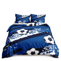 1 x RAW Customer Returns HOSIMA Football Bedding 135x200cm for Kids, Boys Teenagers Sports Duvet Cover Set for Single Bed, Modern Printed Duvet Covers with Zipper and 80x80cm Pillowcase - RRP €35.99