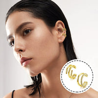 1 x RAW Customer Returns MILACOLATO 20pcs Ear Cuff Earrings Chain Earrings Helix Cartilage Clip On Wrap Earrings Adjustable Cuffs Non-Penetrating Cartilage Adjustable Ear Cuffs Ear Cuff Dangle Set for Women Gold - RRP €17.99