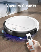 2 x RAW Customer Returns Robot vacuum cleaner 2800PA with remote control Robot vacuum cleaner with mop ideal for hard floors, laminate, terracotta, vinyl Robot vacuum cleaner ideal for animal hair - Vacuum cleaner with mop - RRP €155.4