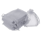 1 x Brand New sourcing map 50pcs 8x11cm Organza Bags Drawstring Favor Bags Sheer Mesh Bag for Gift Jewelry Wedding Party Christmas Candy Gray - RRP €12.31