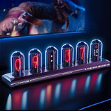 1 x RAW Customer Returns Sikai Nixie Tube Clock - Multimode Switchable Nixie Clock, Digital Calendar and Time Display, Individually Designed Digital Photo Albums that can be Edited via the App No RGB Base  - RRP €89.99