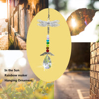 9 x Brand New Peili decorative items made of crystal car pendant dragonfly window pendant with wings sun catcher decorative items home decoration items Dragonfly  - RRP €183.6