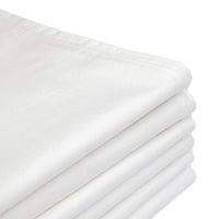 1 x RAW Customer Returns TowelsRus Cotton, plain tea towels 100 cotton, white, 6 pieces - RRP €19.95