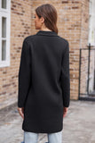 1 x RAW Customer Returns GRACE KARIN Women s Spring Coat Elegant Long Black Women s Coat Elegant Solid Color Black M - RRP €43.99