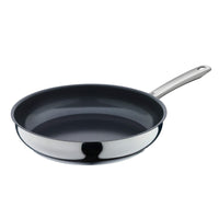 1 x RAW Customer Returns WMF Devil frying pan 28 cm induction, pan ceramic coating, Cromargan stainless steel coated, ceramic pan, stainless steel handle, induction pan, oven safe - RRP €77.99