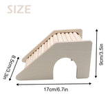 1 x Brand New XiyaxiVici Hermit Crab Climbing Ladder Bridge Wooden Ladder Climbing Ladder for Hamster Reptiles Climbing Toy Small Animal Cage Accessories - RRP €20.4