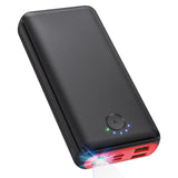 1 x RAW Customer Returns JIGA Power Bank 27000mAh 22.5W External Battery PD 20W USB C Power Bank with Flashlight, Portable Charger Compatible with iPhone 15 14 13 12 Pro Samsung Huawei iPad - RRP €28.69