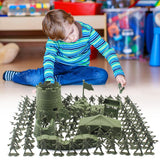 1 x RAW Customer Returns 100 pieces army soldier figures set, soldiers play set, military soldier toy figures, plastic army soldier figures military play set with soldiers, planes, tanks, flags for children 3  - RRP €20.4