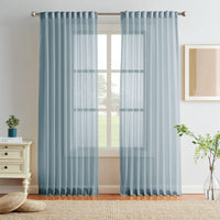 3 x Brand New Melodieux Blackout Curtains Interior Curtains for Bedroom Living Room, Blue, 140x260cm - RRP €68.4