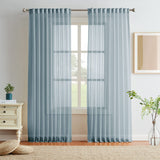 3 x Brand New Melodieux Blackout Curtains Interior Curtains for Bedroom Living Room, Blue, 140x260cm - RRP €68.4