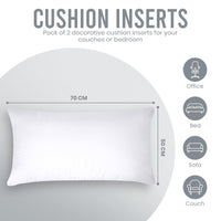 1 x RAW Customer Returns Utopia Bedding set of 2 pillow fillings 50 x 70 cm, inner cushion filling pillow head cushion sofa cushion white  - RRP €24.58