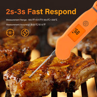 1 x RAW Customer Returns Inkbird Meat Thermometer, USB Rechargeable Meat Thermometer Digital IHT-1S, IP67 Waterproof Cooking Thermometer Kitchen Thermometer, Grill Thermometer for Roasting, BBQ, Baby Food - RRP €39.66