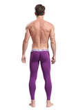 1 x RAW Customer Returns ARCITON Thermal Underwear Men s Leggings Thermal Underpants Long Men s Warm Thermal Trousers Winter XL Waist 88cm-95cm 3004cku Purple - RRP €19.15