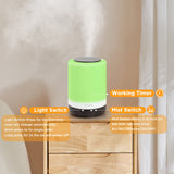 1 x RAW Customer Returns WD CD Aroma Diffuser Humidifier 300ml with Remote Control, Ultrasonic Nebulizer Fragrance Lamp Oil Diffuser with 7 Colors LED Waterless Automatic Switch-Off - Dark Brown - RRP €22.34