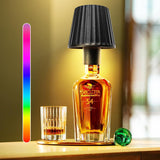 1 x RAW Customer Returns LANMOU Bottle Lamp, Wireless Table Lamp, RGB Dimmable Touch, 5200 mAh Battery, IP54 USB Rechargeable LED Bottle Lamp for Restaurant, Bar, Outdoor - RRP €29.99