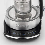 1 x RAW Customer Returns H.KOENIG TI600 tea maker, stainless steel glass - RRP €59.9