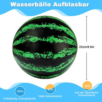 1 x Brand New 22 cm beach ball watermelon, inflatable water balls, beach ball swimming ball, underwater ball, swimming pool party ball for summer outdoor activities, water games, swimming pool beach party pink  - RRP €36.0