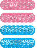 4 x Brand New Gender Reveal Stickers Boy or Girl Gender Reveal Party Decoration, 144 Pieces Team Boy and Team Girl Baby Gender Reveal Party Decoration Baby Gender Announce Baby Shower Decoration - RRP €81.6