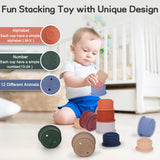 3 x Brand New Baby Toy 6 Months 1 Year, Colorful Early Learning Toys Baby Stacking Tower with Numbers, Letters Patterns to Recognize Colors and Shapes - RRP €33.84