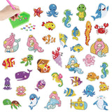 15 x Brand New Jodsen 42 Pieces 5D DIY Diamond Painting Stickers Kits for Kids Cute Animal Series Mosaic Diamonds Stickers Painting by Numbers Art Mosaic Stickers for Girls Boys Beginners - RRP €288.0