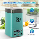 1 x RAW Customer Returns Huanyu Decarboxylator, made of PP, PC, aluminum, silicone, for herbs, herbal oil, infusion machine, butter oil egg - RRP €159.0