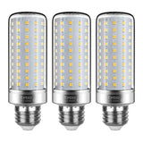 1 x RAW Customer Returns tebio LED Silver Corn Light Bulbs E27 25W 200W Equivalent to Incandescent Bulbs Not Dimmable 3000K Warm White 2500LM Medium Edison Screw Candle Bulbs, Pack of 3 - RRP €22.78