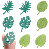 1 x Brand New Pack of 8 Plant Fridge Magnets, 3D Refrigerator Magnets, Decorative Magnets, Tropical Leaves Magnets, for Refrigerator Locker Kitchen Home Office - RRP €20.4