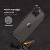 1 x RAW Customer Returns Eastcoo Metal Bumper Case Compatible with iPhone 13 Pro Max 14 Plus 6.7 inches, No Signal Interference Support Wireless Charging Screen Protector with iPhone 13 Pro Max 14 Plus, Black - RRP €18.14