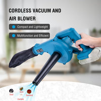 1 x RAW Customer Returns KATSU FIT-BAT 21V Cordless Leaf Blower Portable Electric Leaf Blower for Lawn Care in Home Garden Dust Removal in Car Corners, Without Batteries Budget  - RRP €17.27