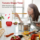 1 x RAW Customer Returns 60 Minute Tomato Kitchen Timer, Small Cute Mechanical Countdown Hour Counter, Tomato Pomodoro Timer, Wind Up Timer for Learning Cooking and Baking, 2.5 x 1.75  - RRP €10.58