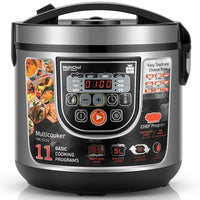 1 x RAW Customer Returns Multicooker FORME Electric rice cooker with 11 programs 5L 860W LED panel time control keep warm function Multicooker - RRP €60.8