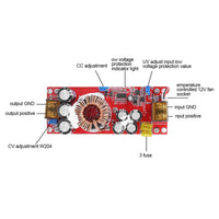 1 x RAW Customer Returns Jadeshay DC-DC Step Up Converter Power Supply Module, Boost Module DC-DC 10-60V to 12-97V 1500W 30A Voltage Boost Converter Boost CC CV Power Supply Module - RRP €29.69