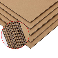 7 x RAW Customer Returns Worown Pack of 20 A3 297 x 420 mm Corrugated Cardboard, 3mm Thick Cardboard, Cardboard Sheets for Painting, Modeling, Crafts - RRP €141.12