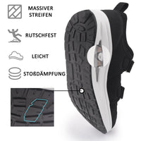 1 x RAW Customer Returns Git-up Women s Sports Sandals Adjustable Breathable Nurse Work Shoes Comfortable Casual Walking Nursing Insoles Lightweight Sneakers Arthritis, Diabetes, Plantar Fasciitis, Air-Black 43 - RRP €40.32