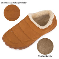 1 x RAW Customer Returns Men s Outdoor Slippers Warm Memory Foam Slippers Non-Slip Winter Mules with Rubber Sole Brown 49 - RRP €31.99