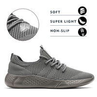 1 x RAW Customer Returns BUBUDENG Men s Trainers Sneakers Running Trekking Gym Sports Offer Running Work Fashion Walking Casual Shoes Gym Sports Tennis, Grey, EU42 - RRP €29.24