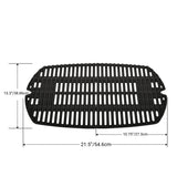 1 x RAW Customer Returns Onlyfire Grill Grate Cast Iron for Weber Q2000, Q2200, Q2400 Series Gas Grill, BBQ Replacement for Weber 7645-Set of 2 - RRP €55.2